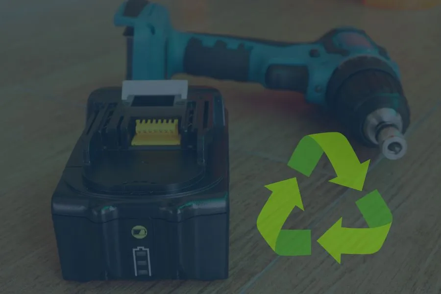 ryobi battery recycling graphic