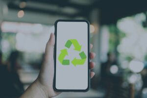 recycling phone with professionals