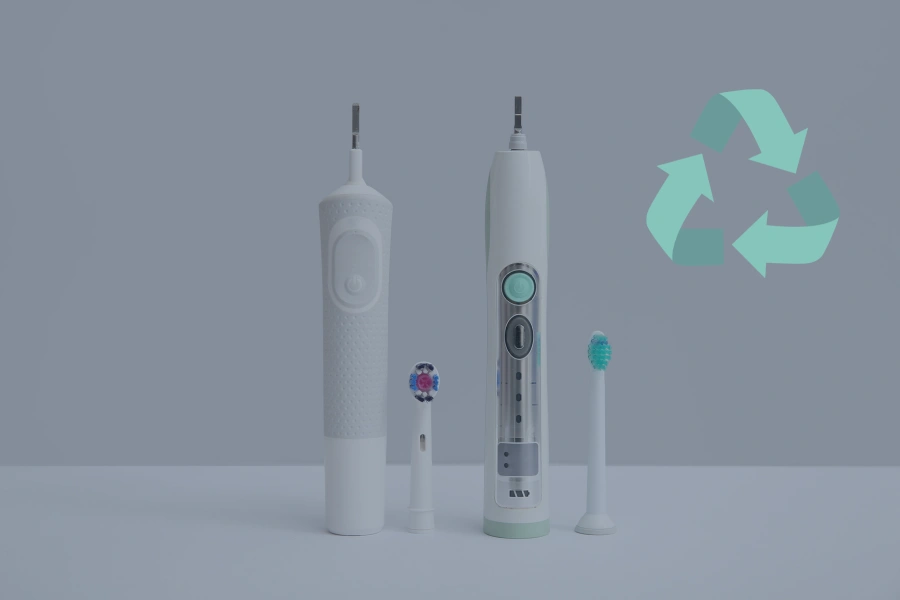 electric toothbrush recycling graphic