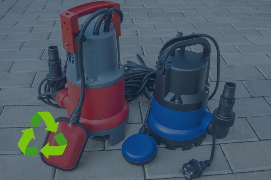 Sump Pump Recycling graphic