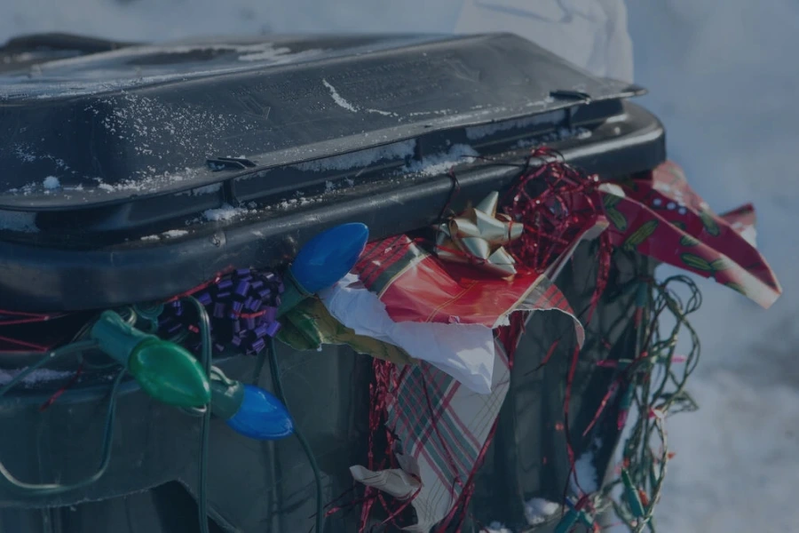 christmas waste graphic