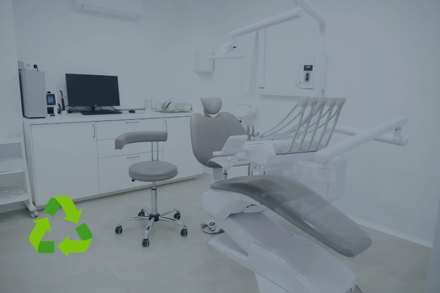 dental chair recycling graphic